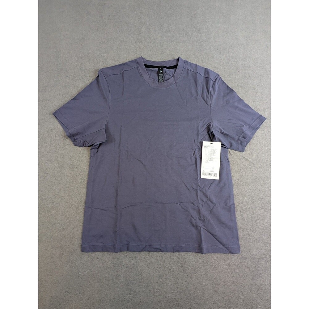 NWT Lululemon Zeroed In Short Sleeve Shirt Men's M Medium Nightfall Purple